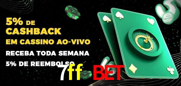 Promoções do cassino ao Vivo 7ff bet